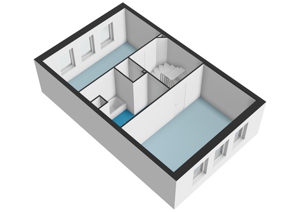 Floorplan - Duyfraklaan 128, 2235 TV Valkenburg